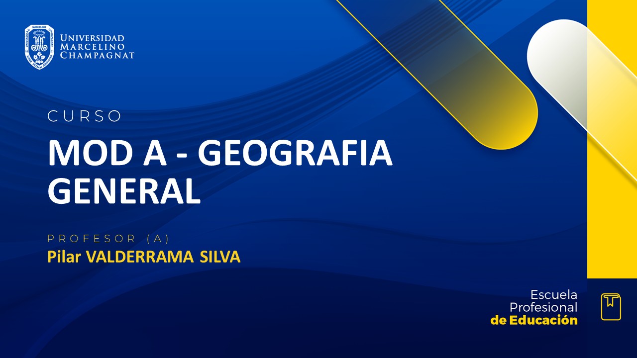 MOD A - GEOGRAFIA GENERAL 