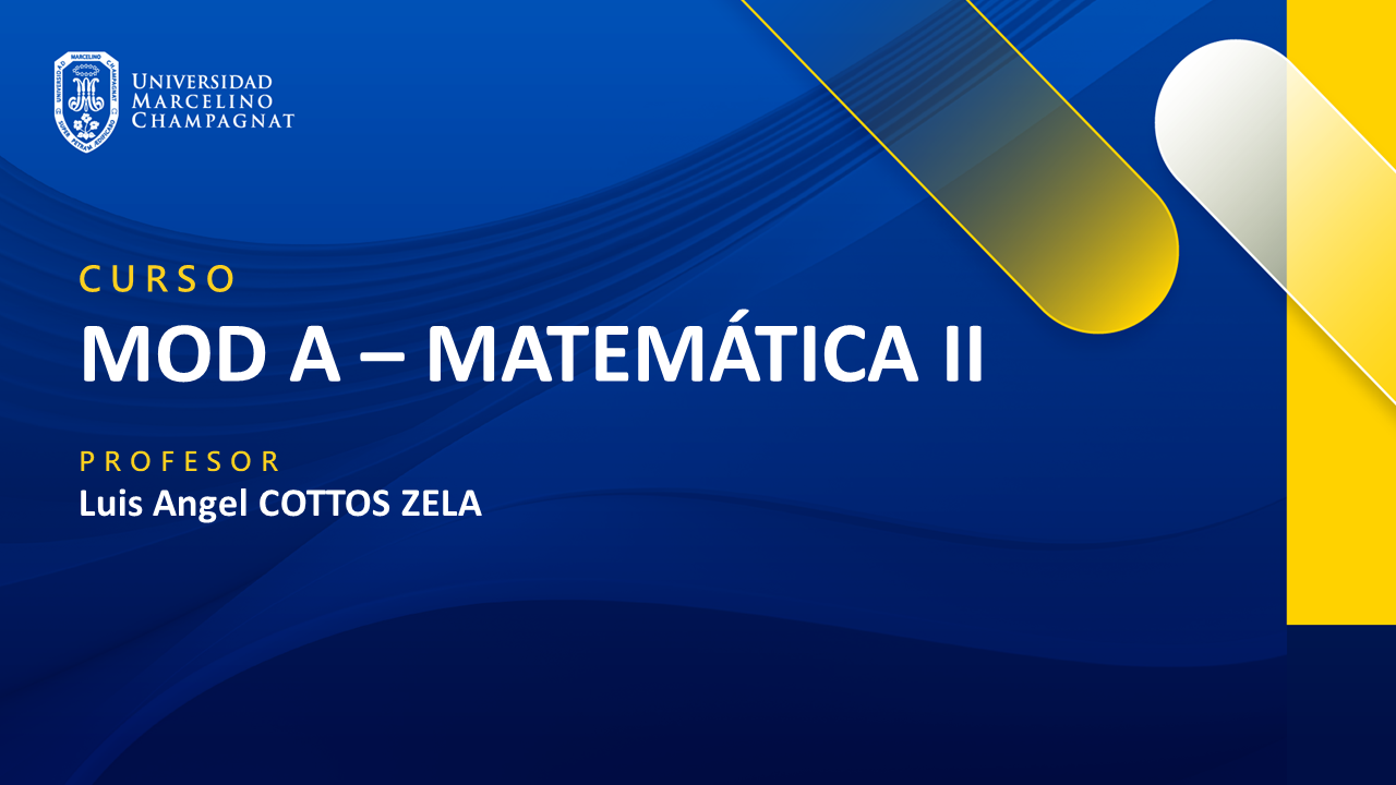 MOD A - MATEMATICA II