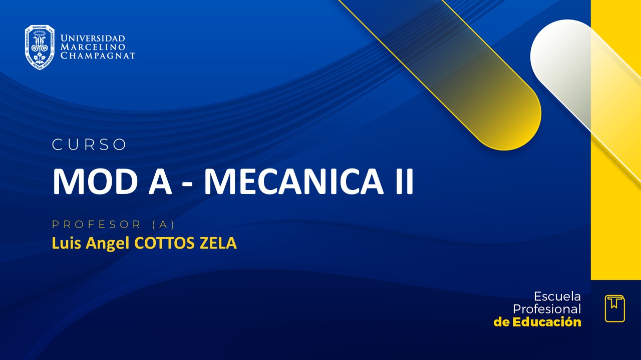 MOD A - MECANICA II
