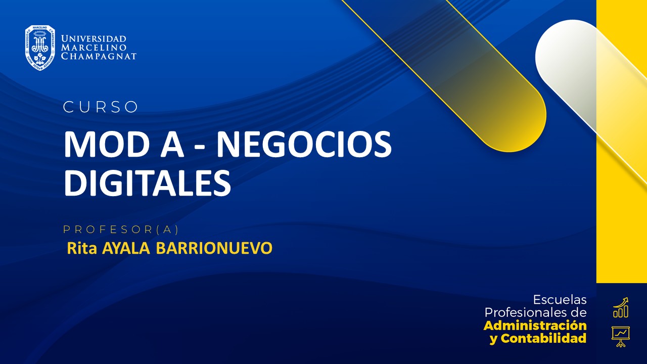 MOD A - NEGOCIOS DIGITALES