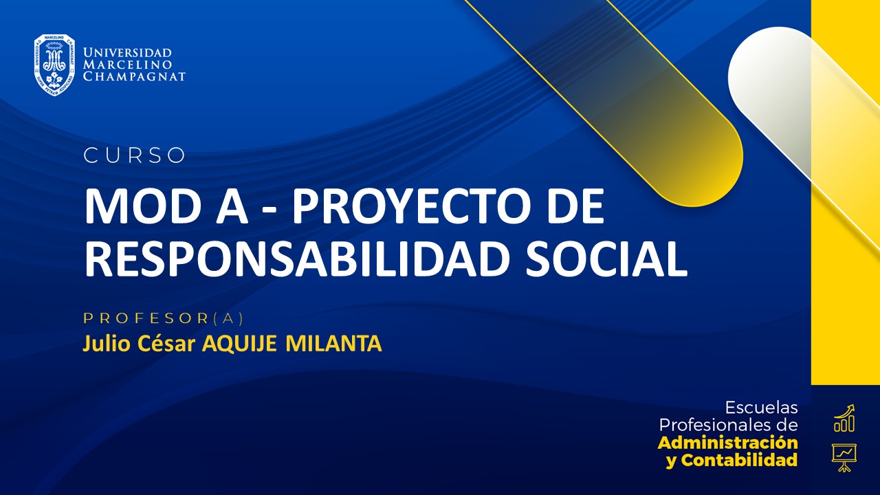 MOD A - PROYECTO DE RESPONSABILIDAD SOCIAL