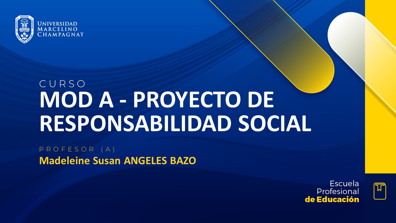 MOD A - PROYECTO DE RESPONSABILIDAD SOCIAL
