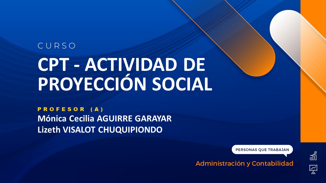 CPT - ACTIVIDAD DE PROYECCION SOCIAL