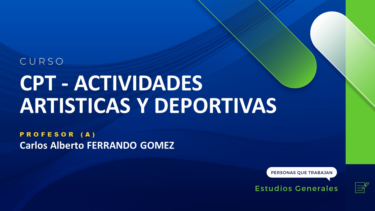 CPT - ACTIVIDADES ARTISTICAS Y DEPORTIVAS (VOLEY) - CARLOS FERRANDO