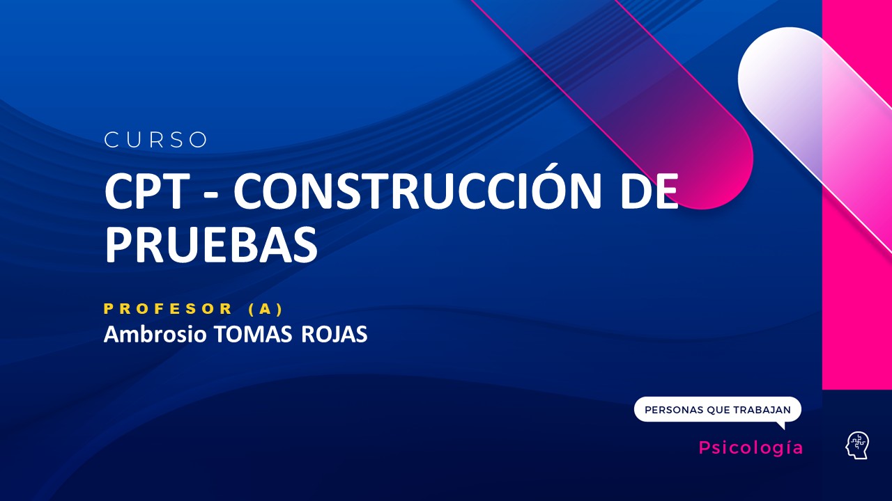 CPT - CONSTRUCCION DE PRUEBAS