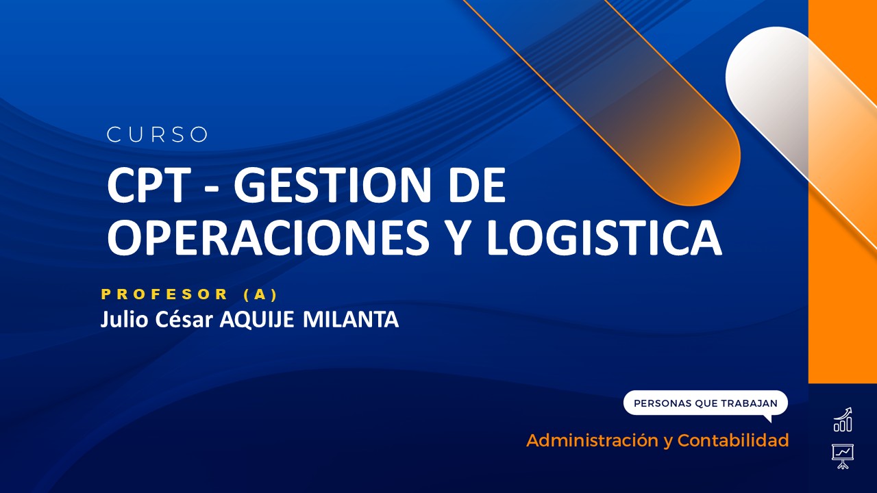 CPT - GESTION DE OPERACIONES Y LOGISTICA