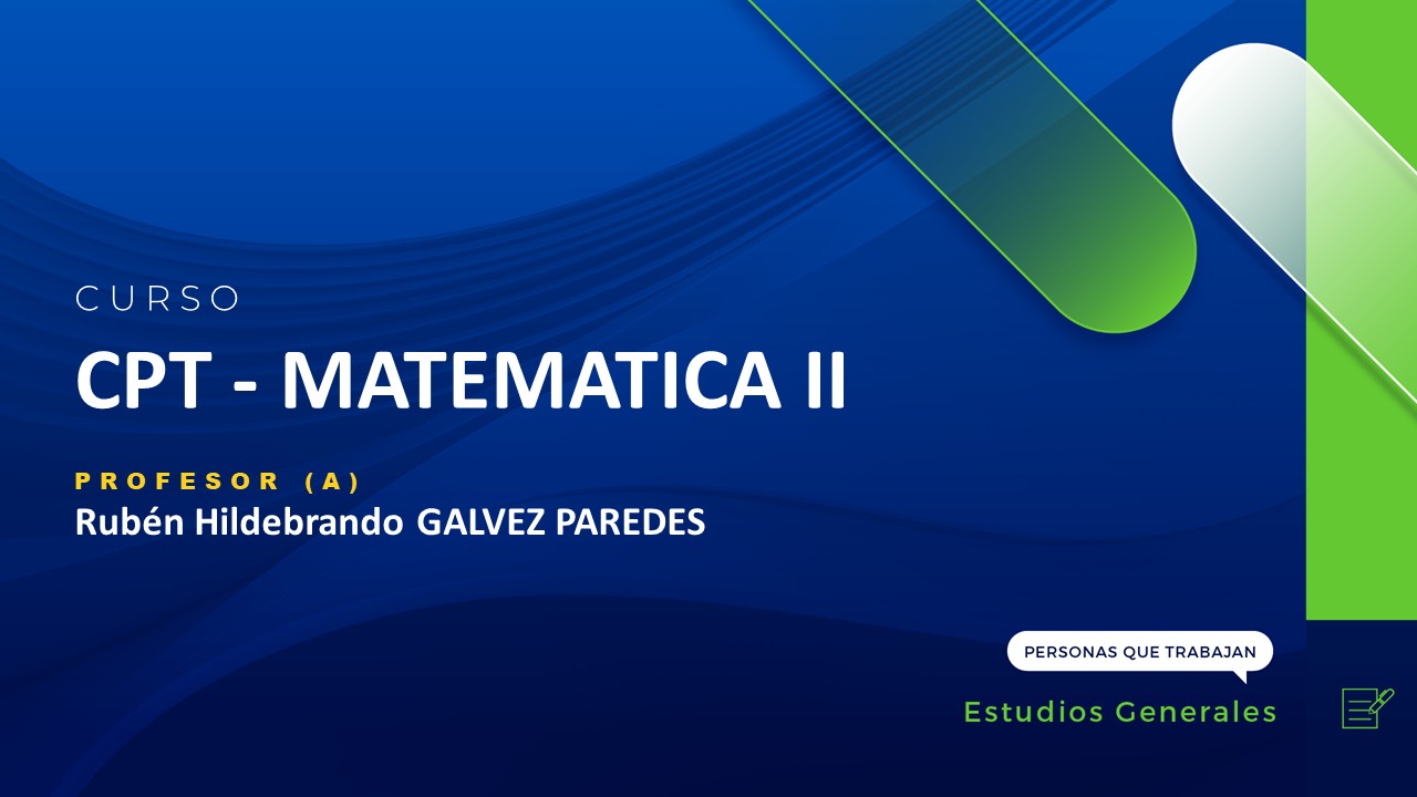CPT - MATEMATICA II (RUBÉN GÁLVEZ)