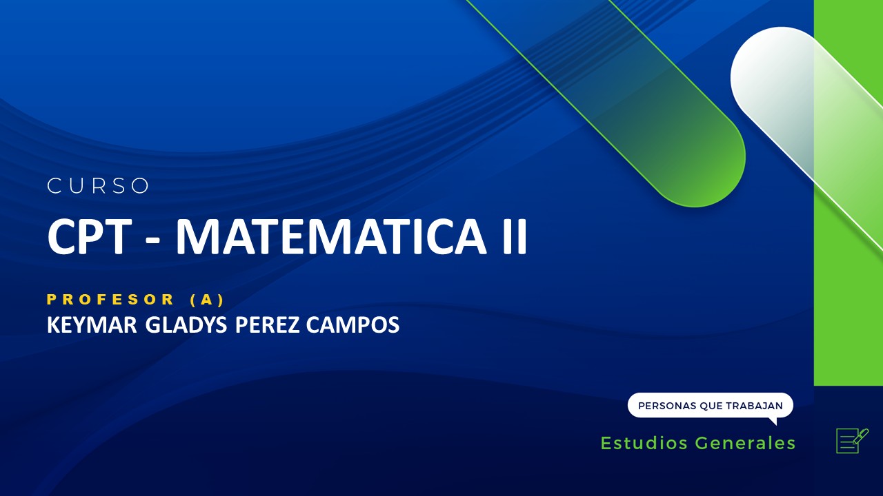 CPT - MATEMATICA II