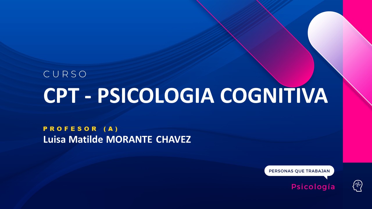 CPT - PSICOLOGIA COGNITIVA