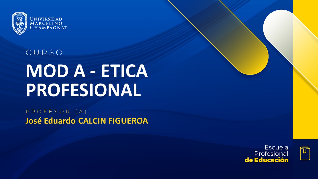 MOD A - ÉTICA PROFESIONAL (PSICO)