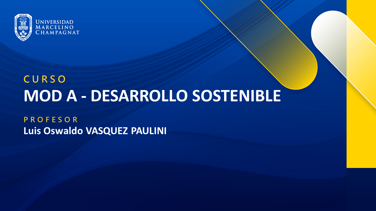 MOD A - DESARROLLO SOSTENIBLE - VIRTUAL