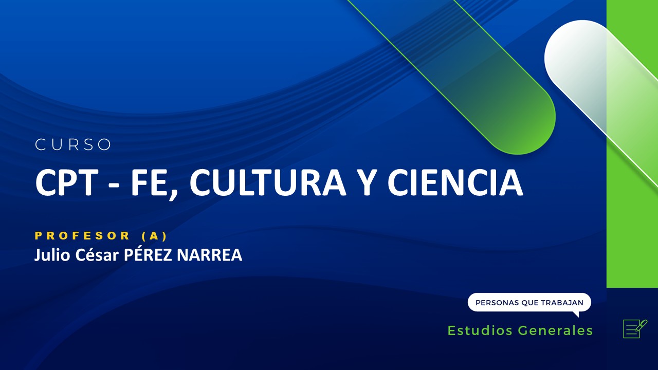 CPT - FE, CULTURA Y CIENCIA - VIRTUAL