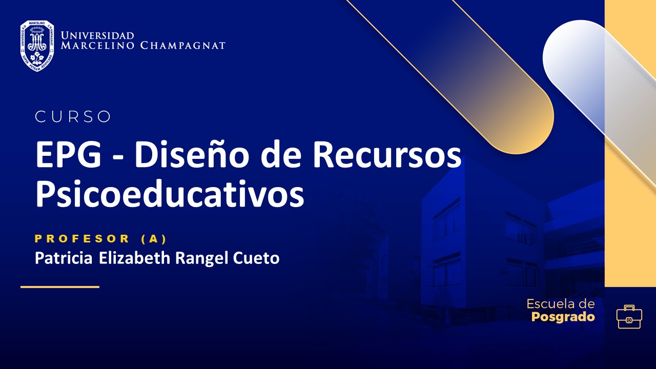 EPG - Diseño de Recursos Psicoeducativos