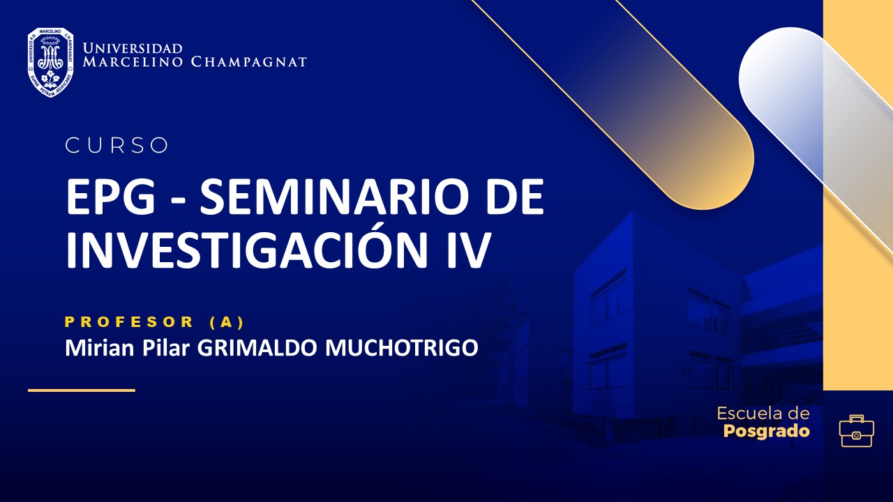EPG - SEMINARIO DE INVESTIGACIÓN IV