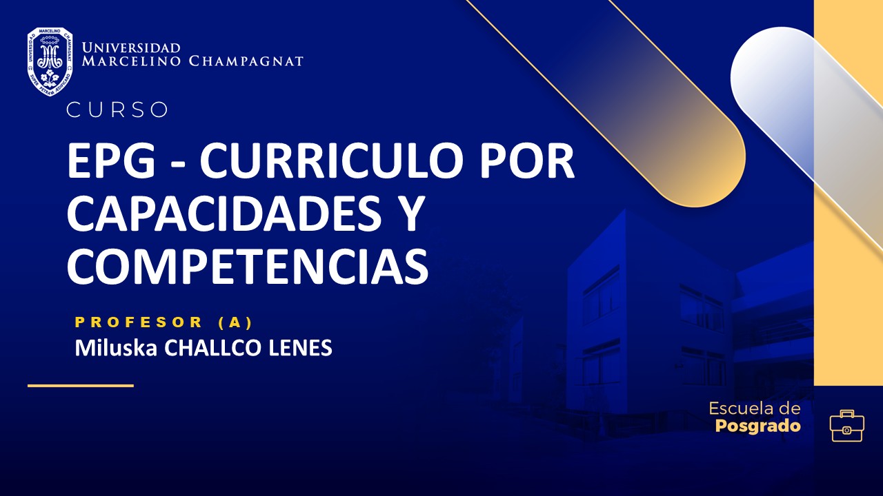 EPG - CURRICULO POR CAPACIDADES Y COMPETENCIAS