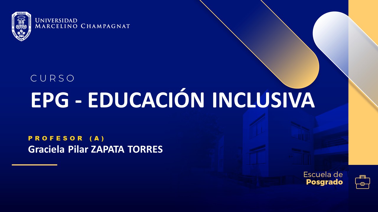 EPG - EDUCACIÓN INCLUSIVA