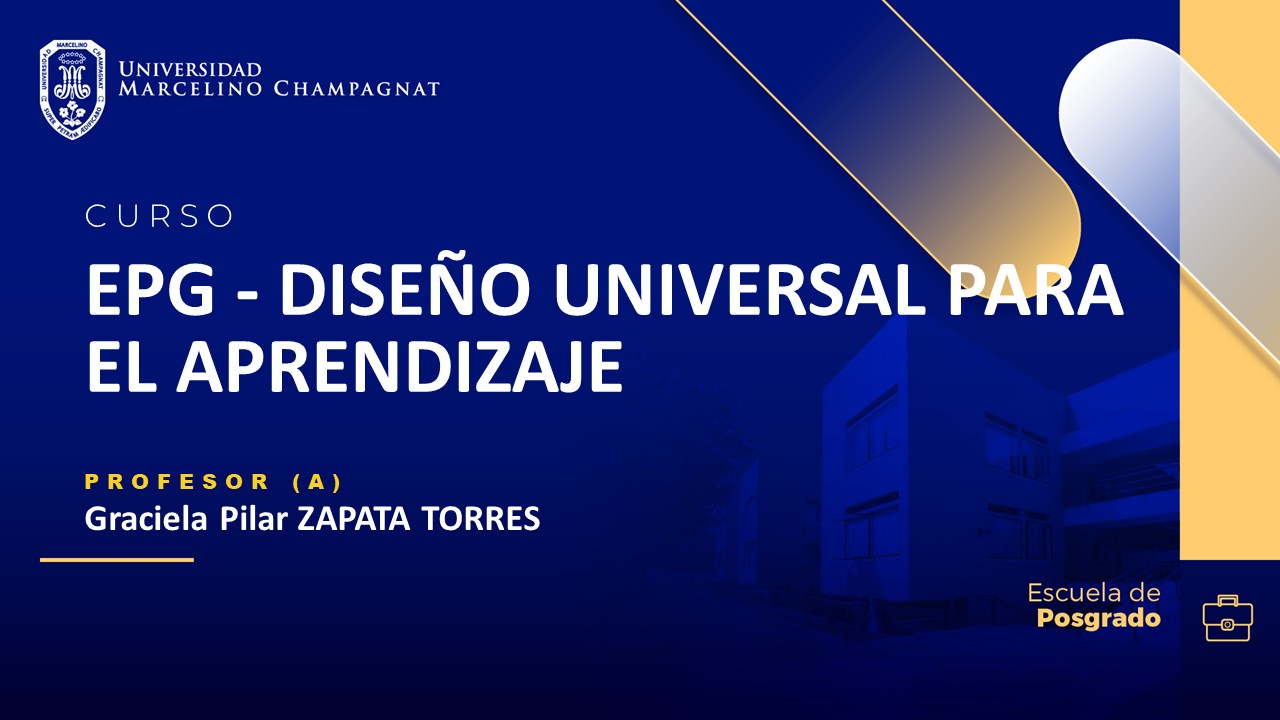 EPG - DISEÑO UNIVERSAL PARA EL APRENDIZAJE