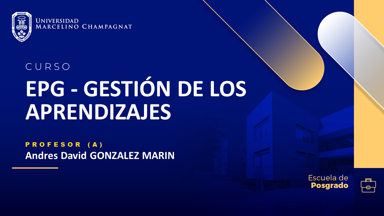 EPG - GESTIÓN DE LOS APRENDIZAJES