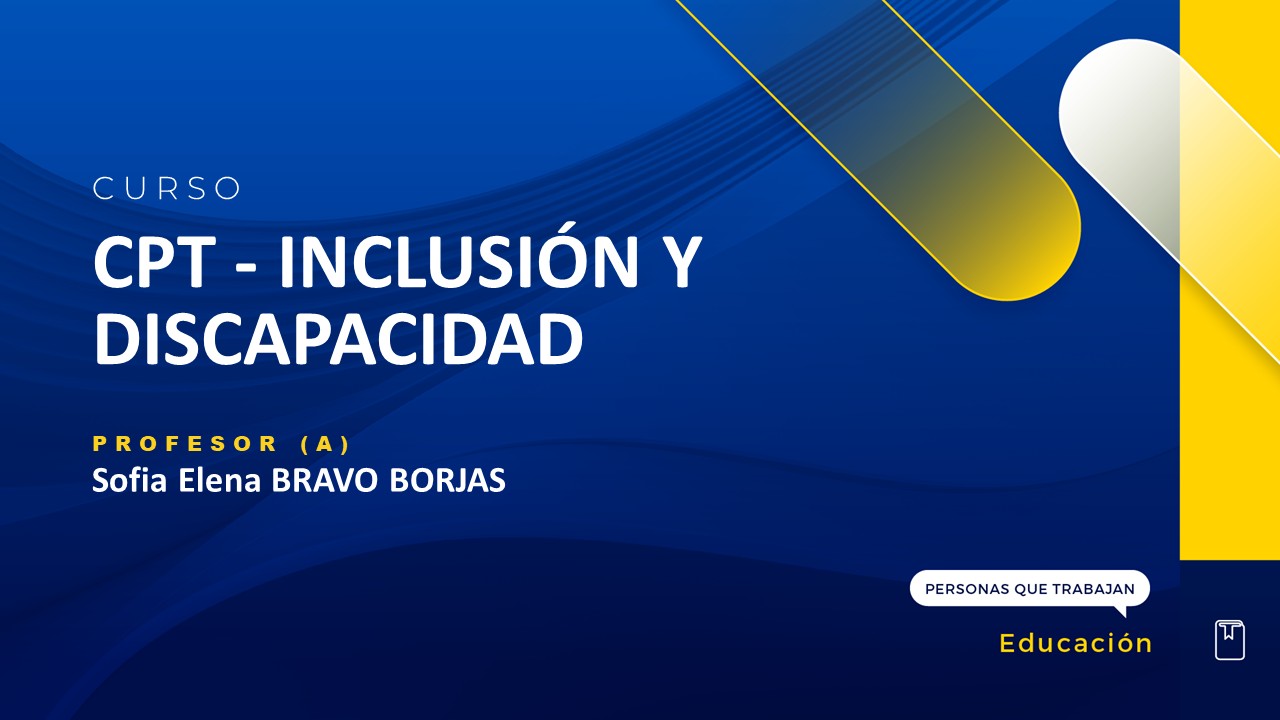 CPT - INCLUSIÓN Y DISCAPACIDAD - VIRTUAL