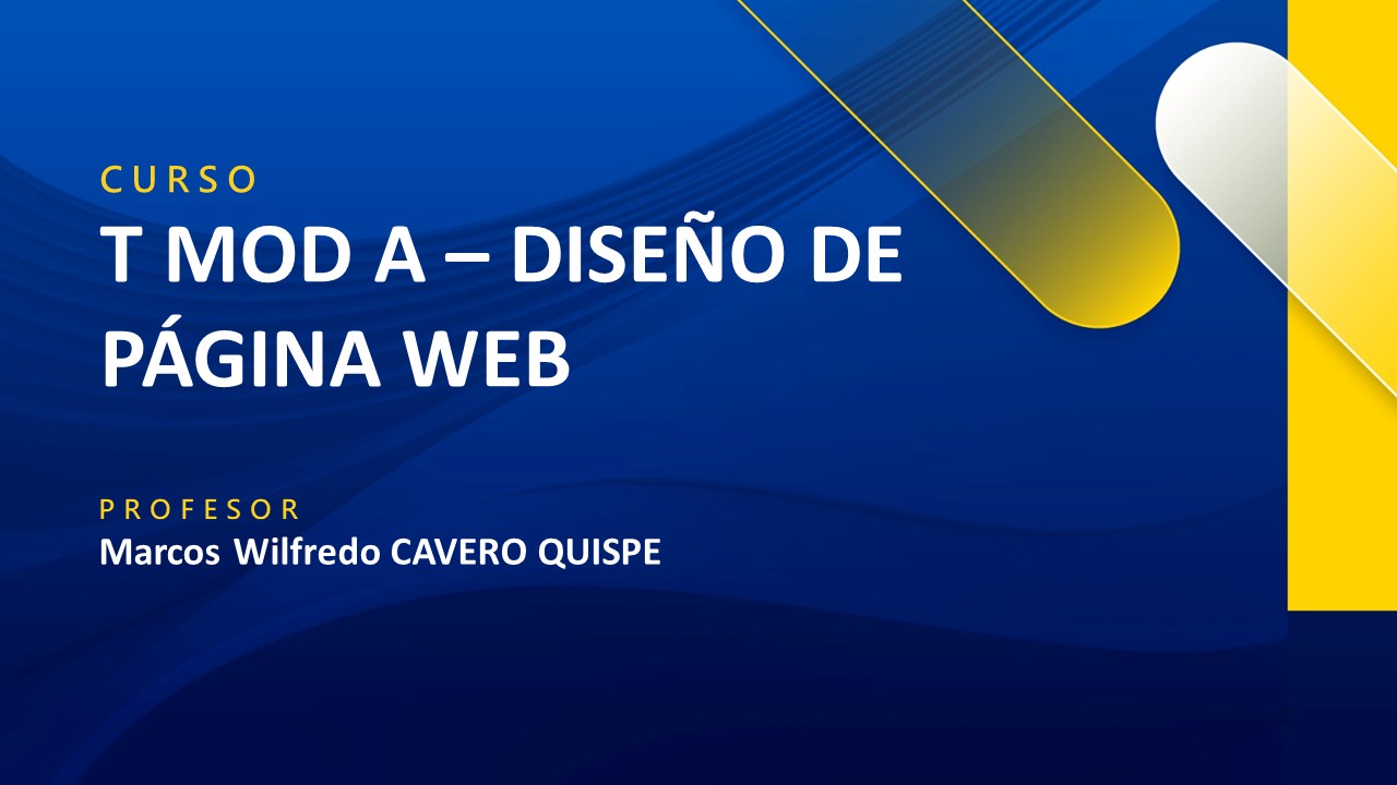 T MOD A - DISEÑO DE PAGINA WEB