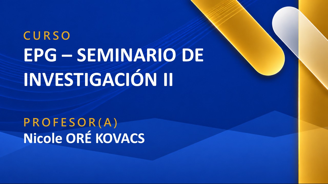 EPG - SEMINARIO DE INVESTIGACIÓN II