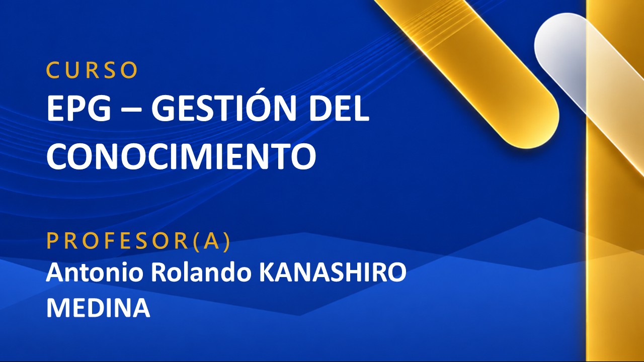 EPG - GESTION DEL CONOCIMIENTO