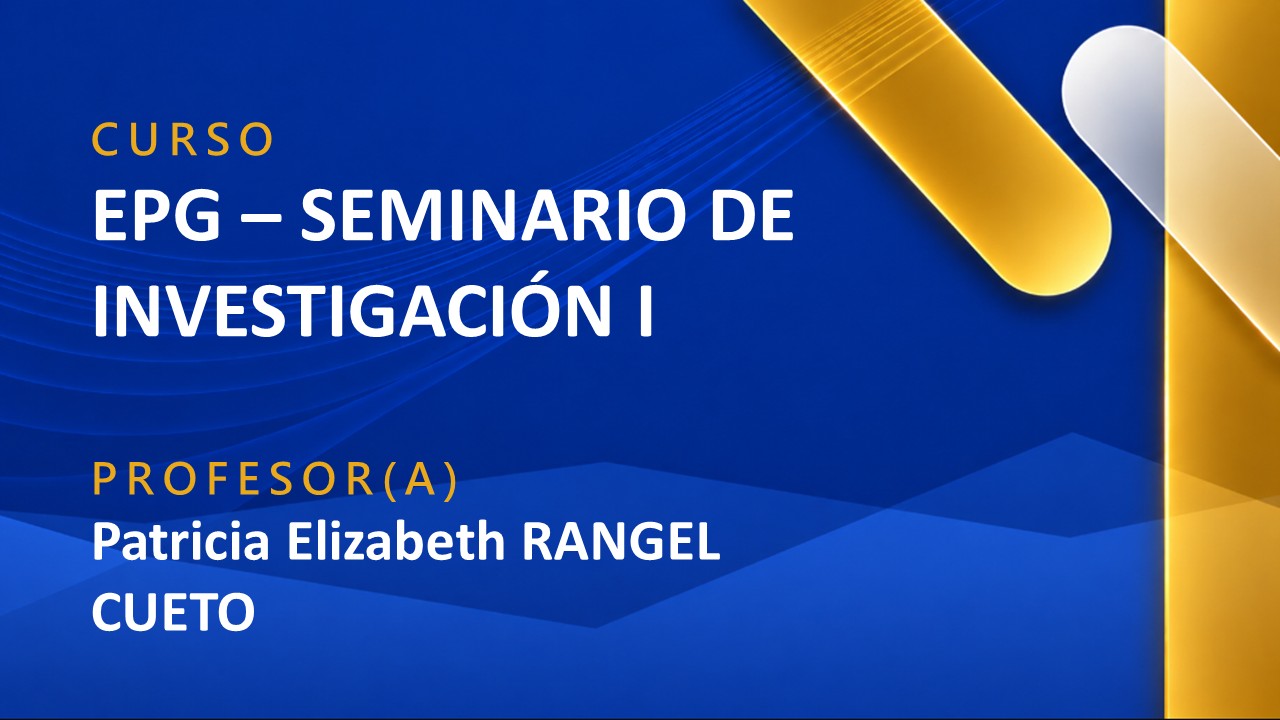 EPG - SEMINARIO DE INVESTIGACIÓN I