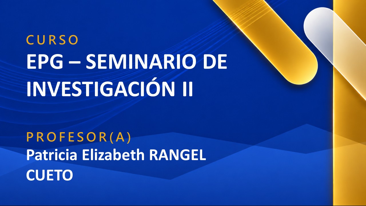 EPG - SEMINARIO DE INVESTIGACIÓN II