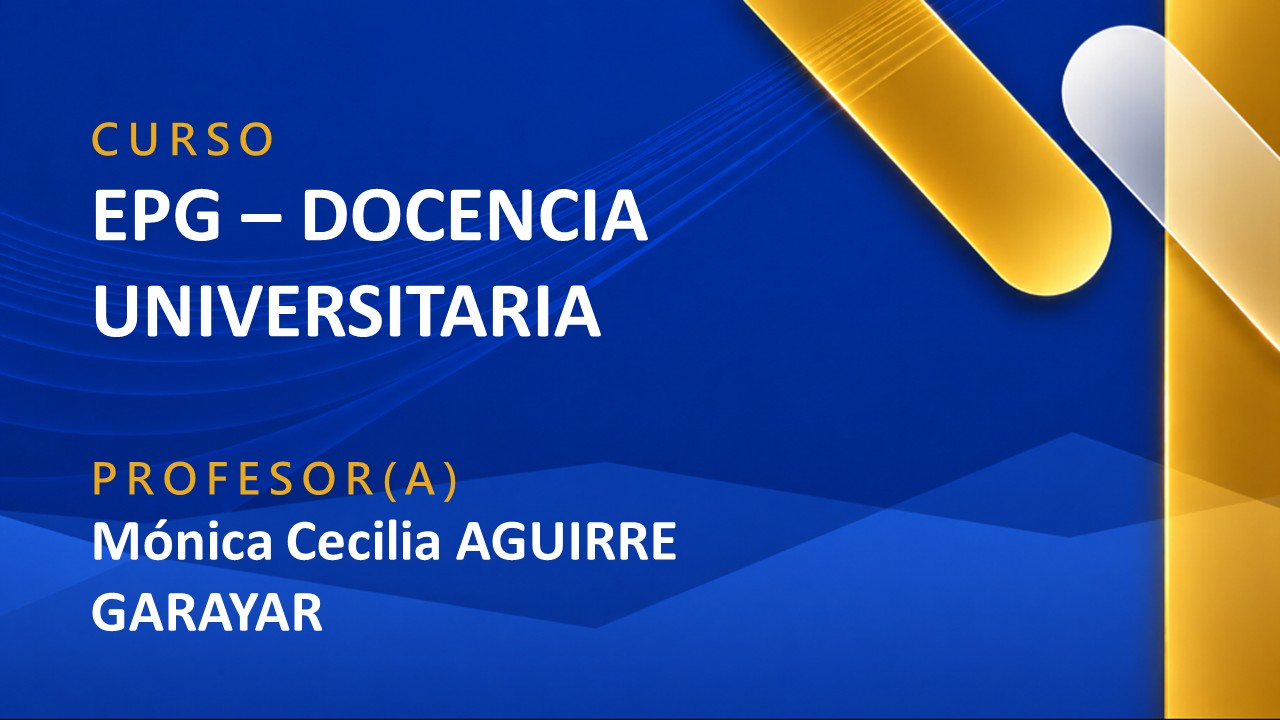 EPG - DOCENCIA UNIVERSITARIA