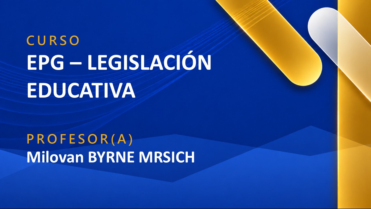 EPG - LEGISLACION EDUCATIVA
