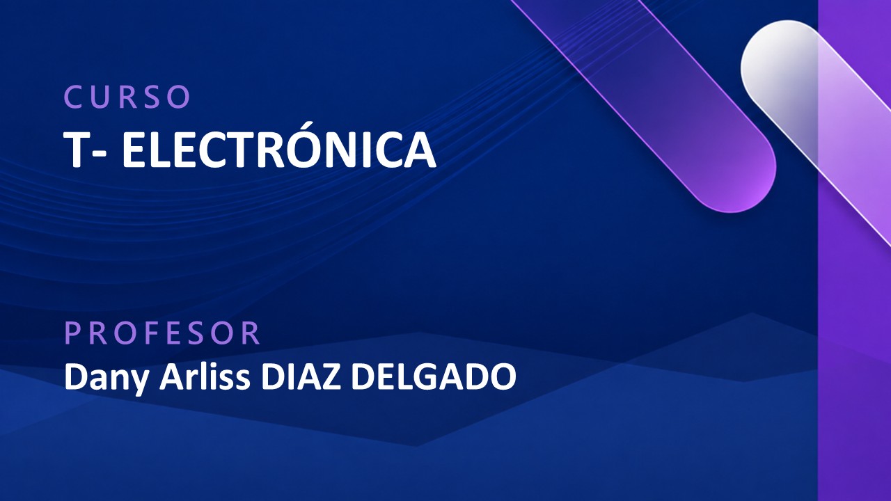 T - ELECTRÓNICA