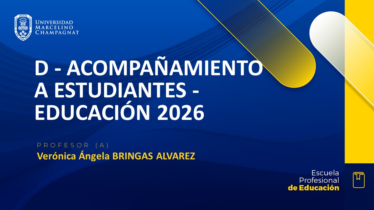D - ACOMPAÑAMIENTO A ESTUDIANTES - EDUCACIÓN 2026
