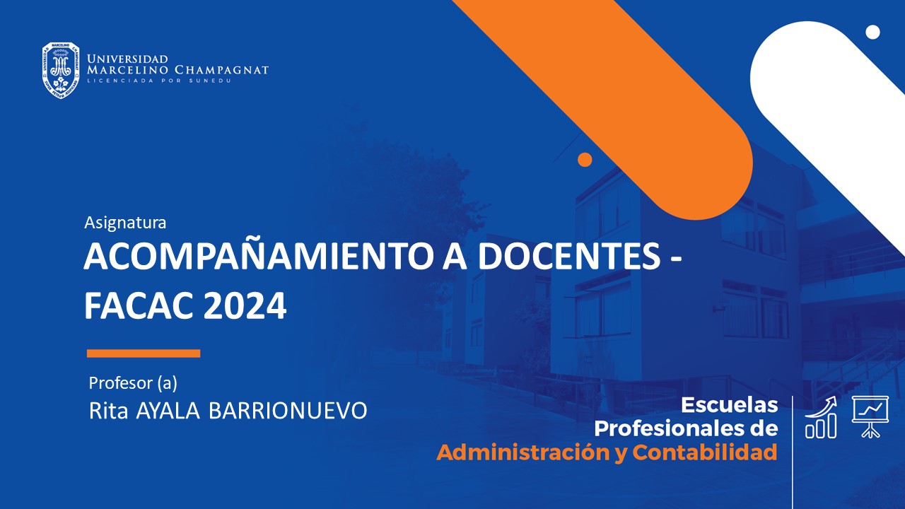 ACOMPAÑAMIENTO A DOCENTES - FACAC 2024