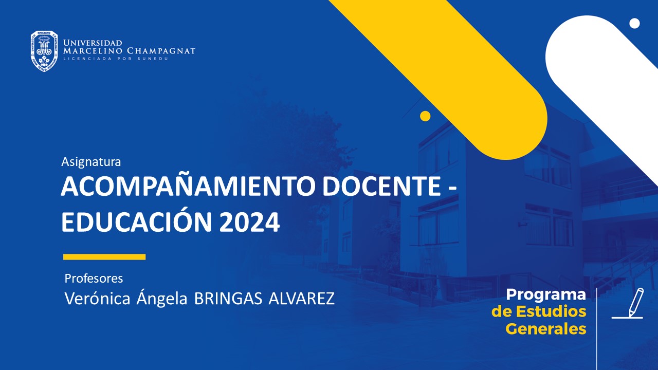 ACOMPAÑAMIENTO DOCENTE - EDUCACIÓN 2024
