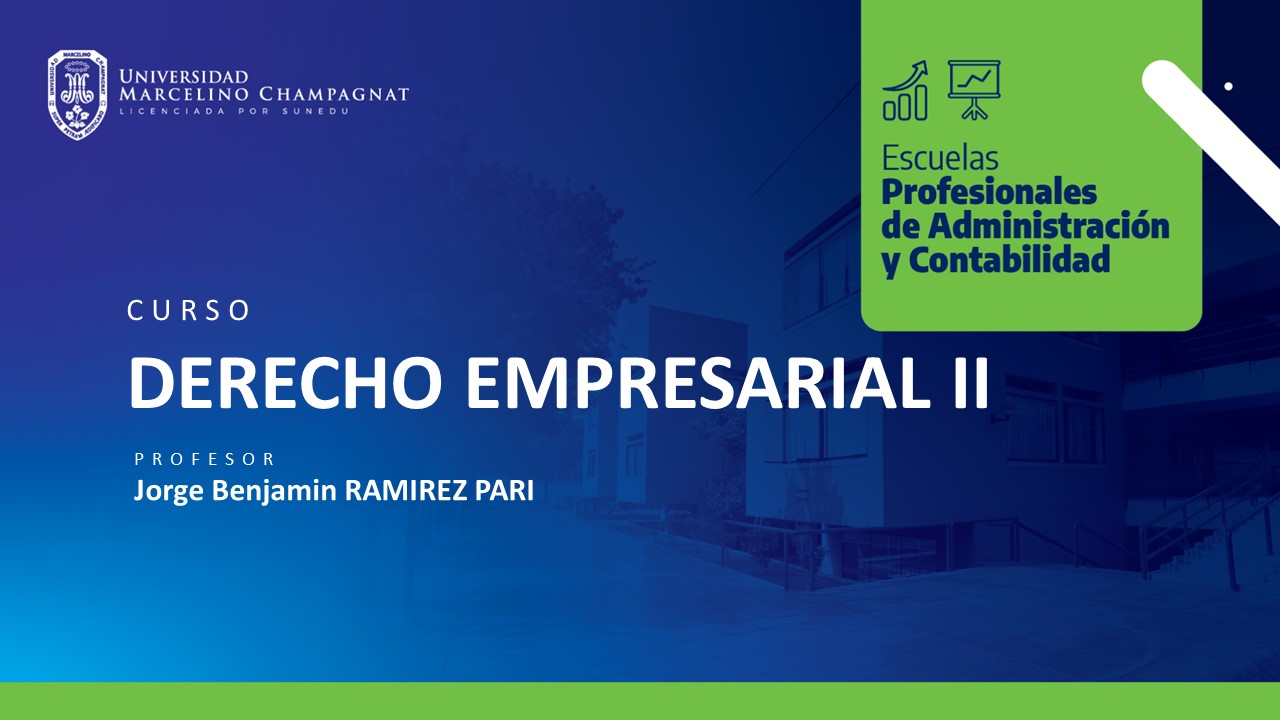 DERECHO EMPRESARIAL II